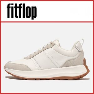 FitFlop F-MODE Flow Retro Leather Sneakers